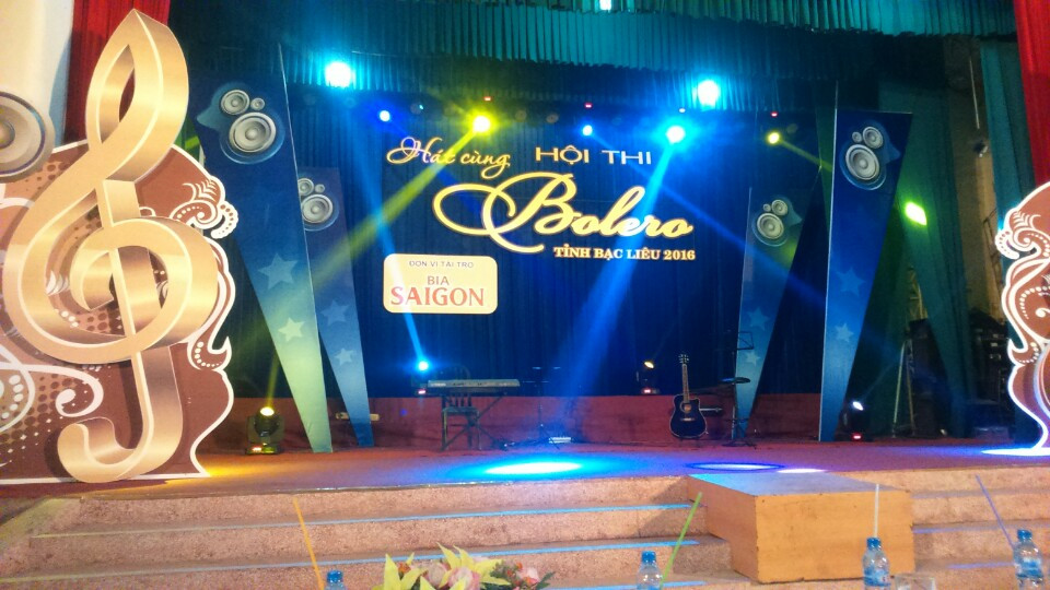 BIA SÀI GÒN tài trợ Hội Thi HÁT CÙNG BOLERO-BẠC LIÊU 2016